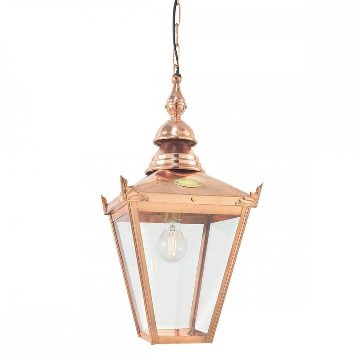 Norlys CS8-COPPER Chelsea 1 Light Chain Lantern Copper