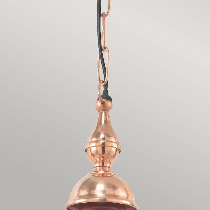 Norlys CS8-COPPER Chelsea 1 Light Chain Lantern Copper