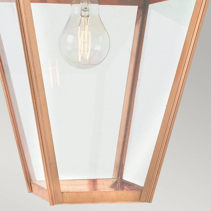 Norlys CS8-COPPER Chelsea 1 Light Chain Lantern Copper