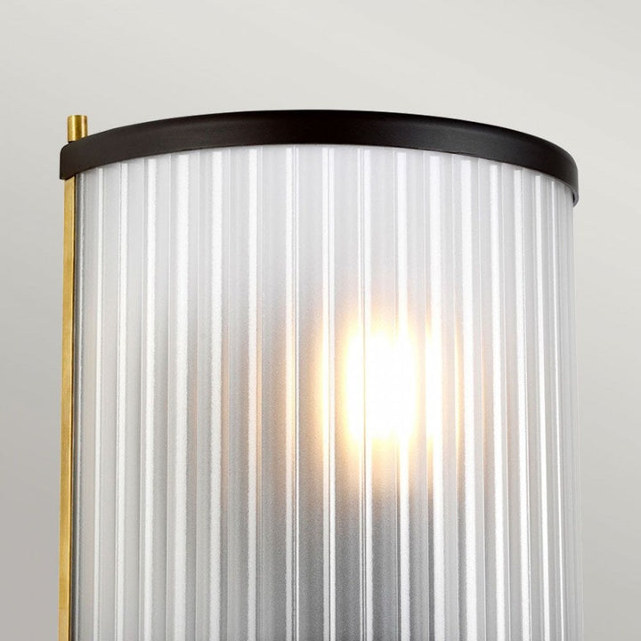 Elstead DL-CORONA1-BAB Corona 1 Light Wall Light Museum Bronze Dark Brown Painted/ Aged Brass