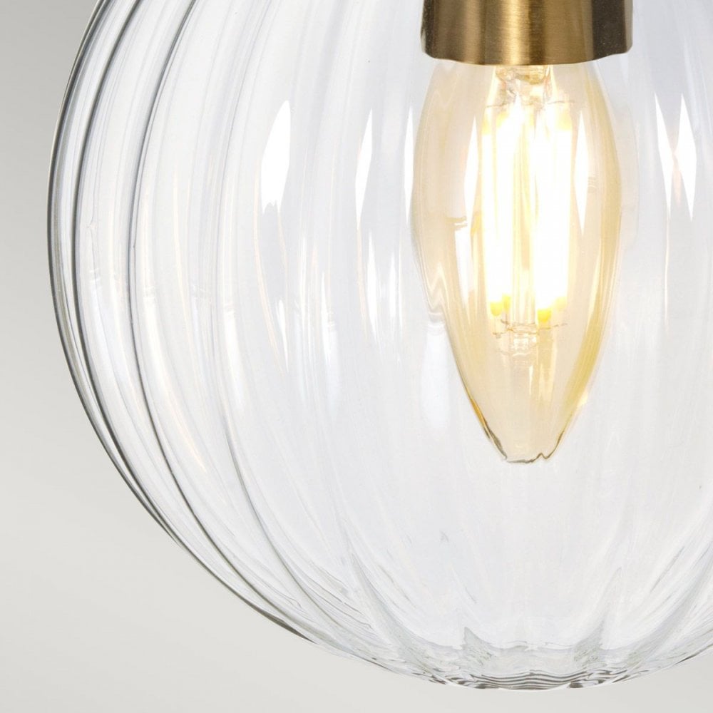 Elstead DL-COSMOS1 Cosmos 1 Light Wall Light Cream Painted and Aged Brass