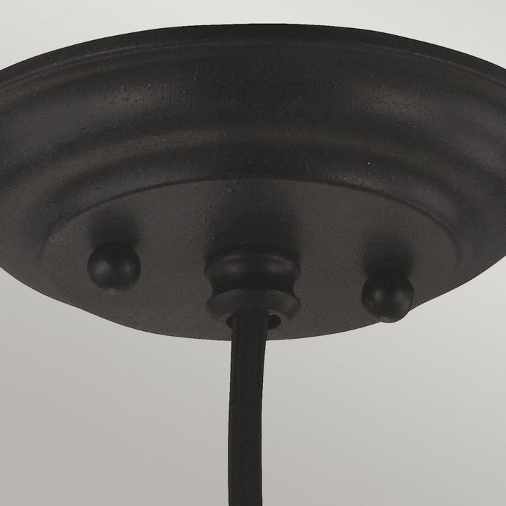 Feiss DL-MATRIMONIO-1P Matrimonio 1 Light Pendant Driftwood / Dark Weathered Zinc