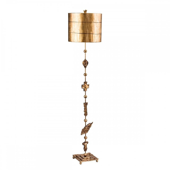 Flambeau FB-FRAGMENT-FL-G Fragment 1 Light Floor Lamp Aged Gold