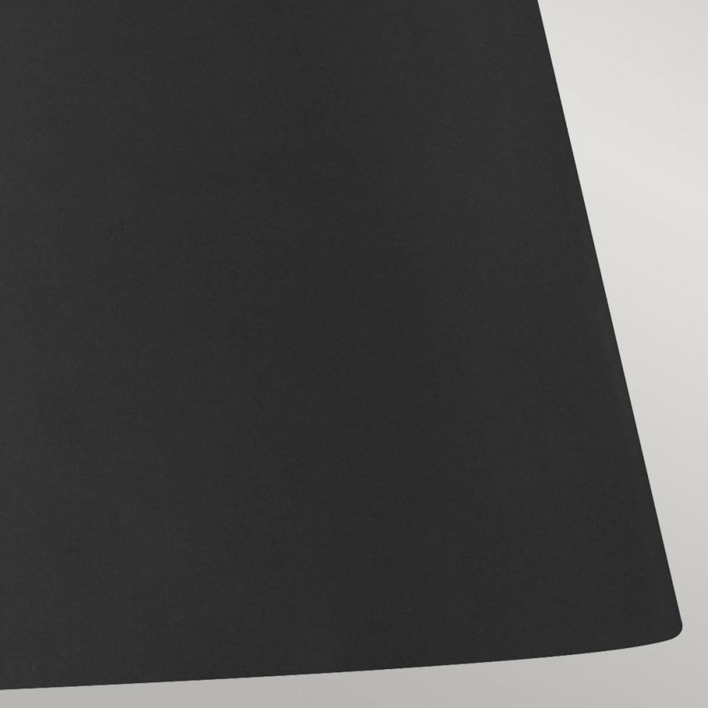 Feiss FE-ASHER-3F-MB Asher 3 Light Flush Light Midnight Black &amp; Gold
