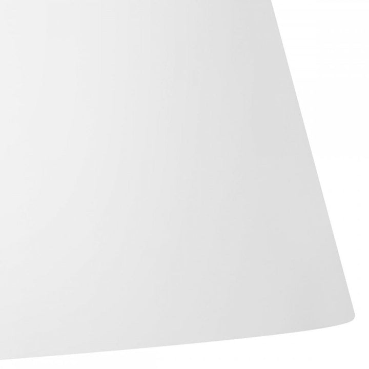 Feiss FE-ASHER-3F-WHT Asher 3 Light Flush Light Matte White &amp; Gold