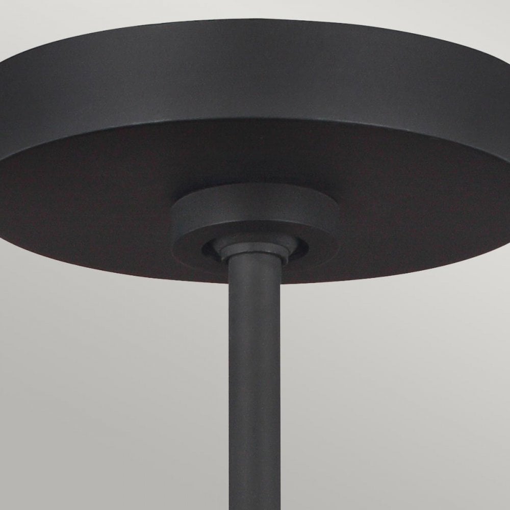 Feiss FE-ASHER-5P-MB Asher 5 Light Pendant Midnight Black &amp; Gold