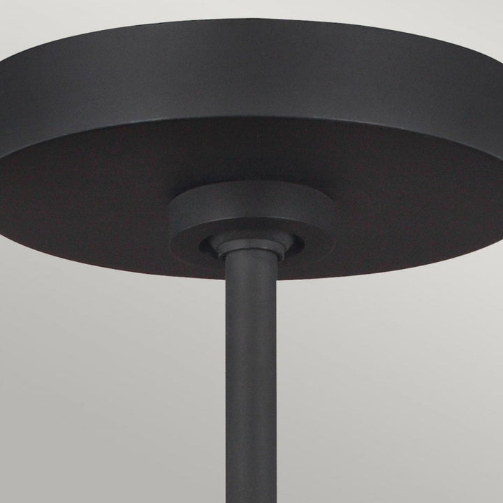Feiss FE-ASHER-5P-MB Asher 5 Light Pendant Midnight Black &amp; Gold