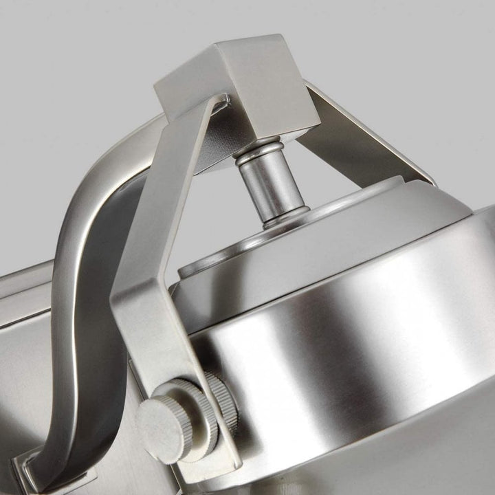 Feiss FE-BOYNTON2-M Boynton 1 Light Medium Wall Lantern Painted Brushed Steel