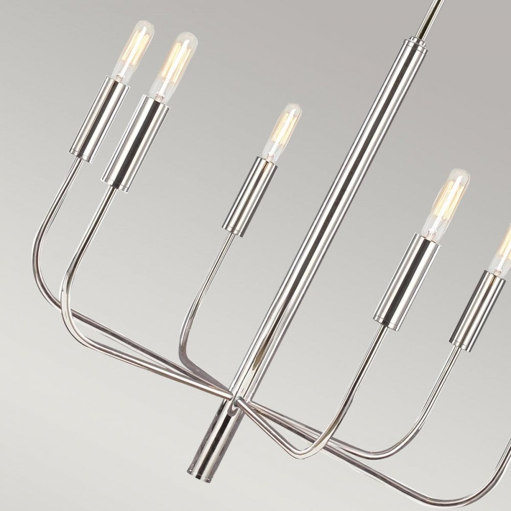 Feiss FE-BRIANNA6-PN Brianna 6 lt Chandelier Polished Nickel