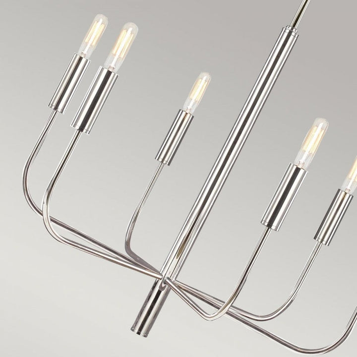 Feiss FE-BRIANNA6-PN Brianna 6 lt Chandelier Polished Nickel