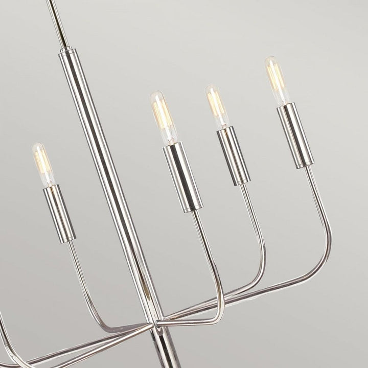 Feiss FE-BRIANNA6-PN Brianna 6 lt Chandelier Polished Nickel