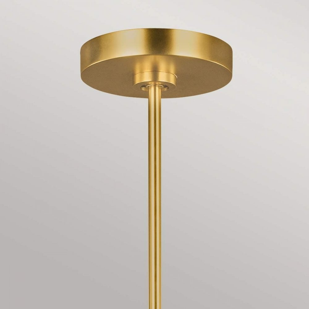 Feiss FE-BRIANNA9-BB Brianna 9 Light Chandelier Burnished Brass