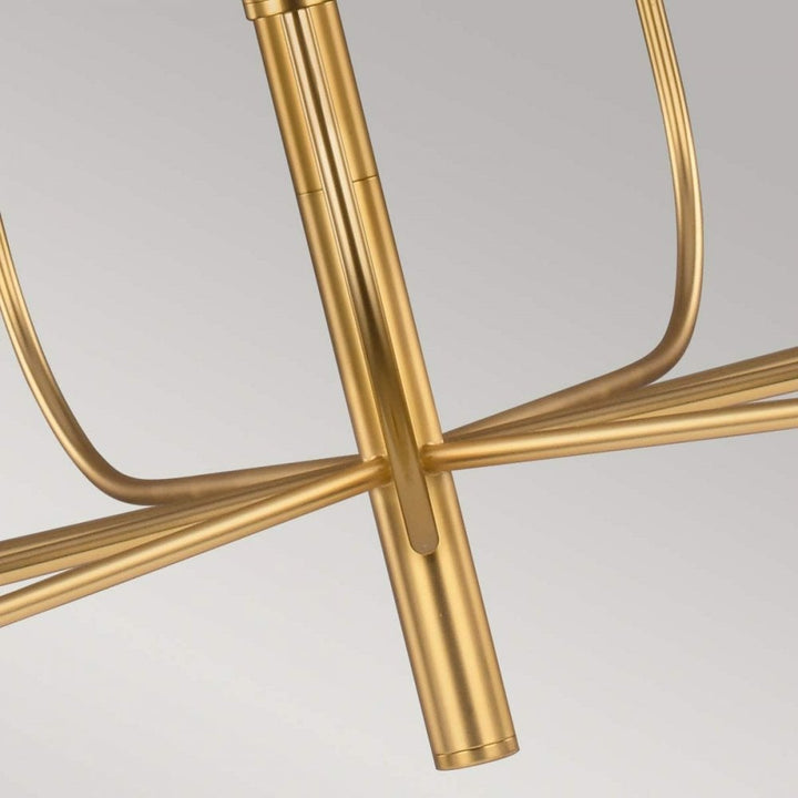 Feiss FE-BRIANNA9-BB Brianna 9 Light Chandelier Burnished Brass
