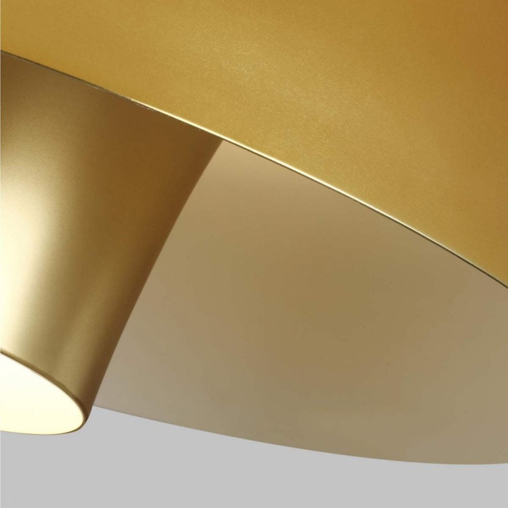 Feiss FE-BRISBIN-BB Brisbin 1 Light Pendant Burnished Brass