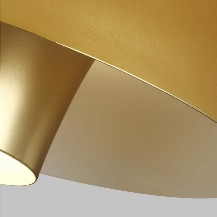 Feiss FE-BRISBIN-BB Brisbin 1 Light Pendant Burnished Brass