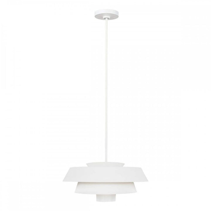 Feiss FE-BRISBIN-MW Brisbin 1 Light Pendant Matte White