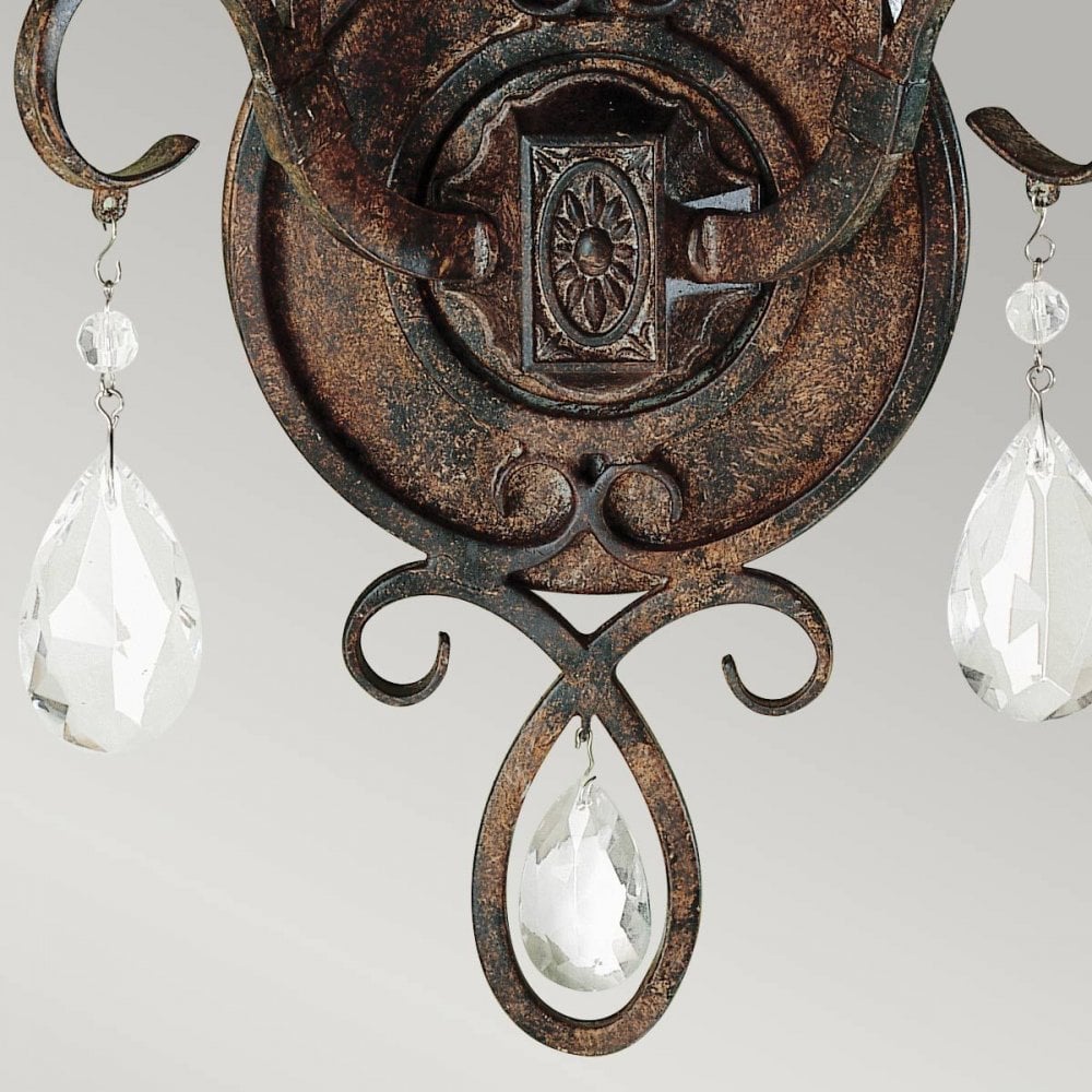 Feiss FE-CHATEAU2 Chateau 2 Light Wall Light Mocha Bronze