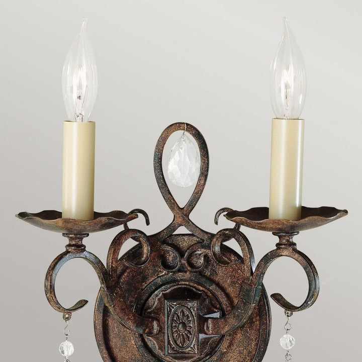 Feiss FE-CHATEAU2 Chateau 2 Light Wall Light Mocha Bronze