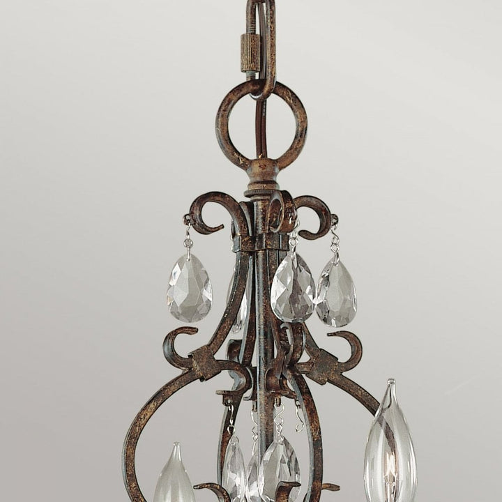 Feiss FE-CHATEAU4 Chateau 4 Light Chandelier Mocha Bronze