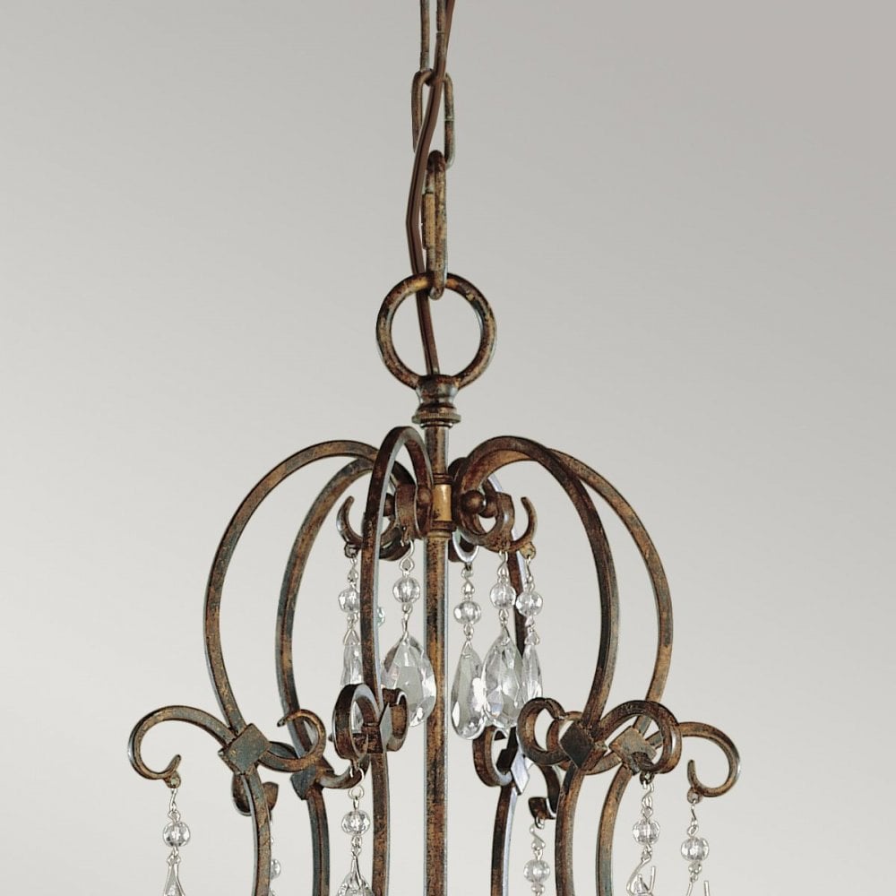 Feiss FE-CHATEAU6 Chateau 6 Light Chandelier Mocha Bronze