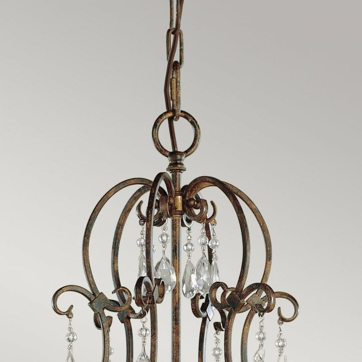 Feiss FE-CHATEAU6 Chateau 6 Light Chandelier Mocha Bronze
