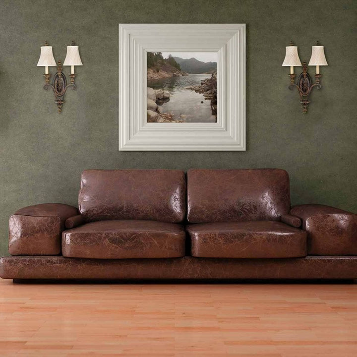 Feiss FE-DRAWING-ROOM2 Drawing Room 2 Light Wall Light Walnut