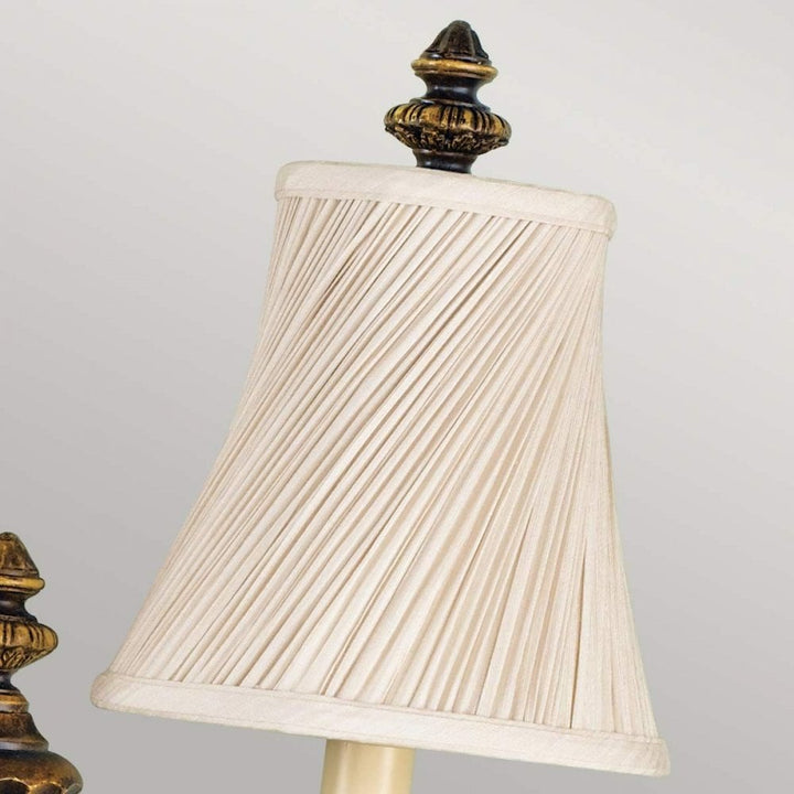 Feiss FE-DRAWING-ROOM2 Drawing Room 2 Light Wall Light Walnut