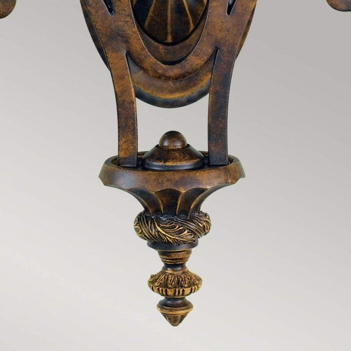 Feiss FE-DRAWING-ROOM2 Drawing Room 2 Light Wall Light Walnut