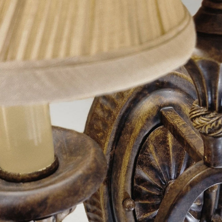 Feiss FE-DRAWING-ROOM2 Drawing Room 2 Light Wall Light Walnut