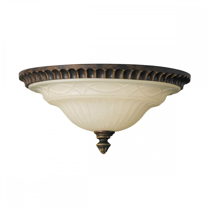 Feiss FE-DRAWING-ROOM-FA Drawing Room 2 Light Flush Walnut