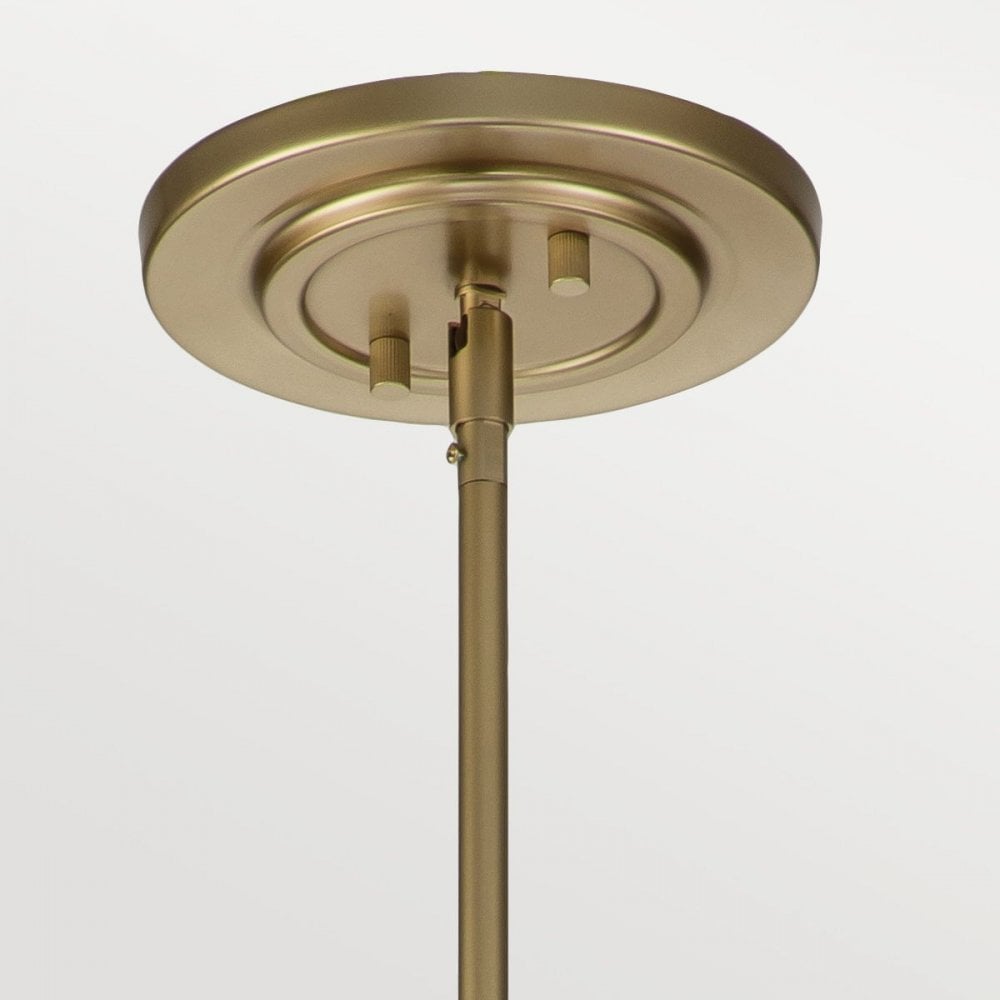 Feiss FE-FUSION-P-L-PNBR Fusion 3lt Large Pendant Painted Natural Brass