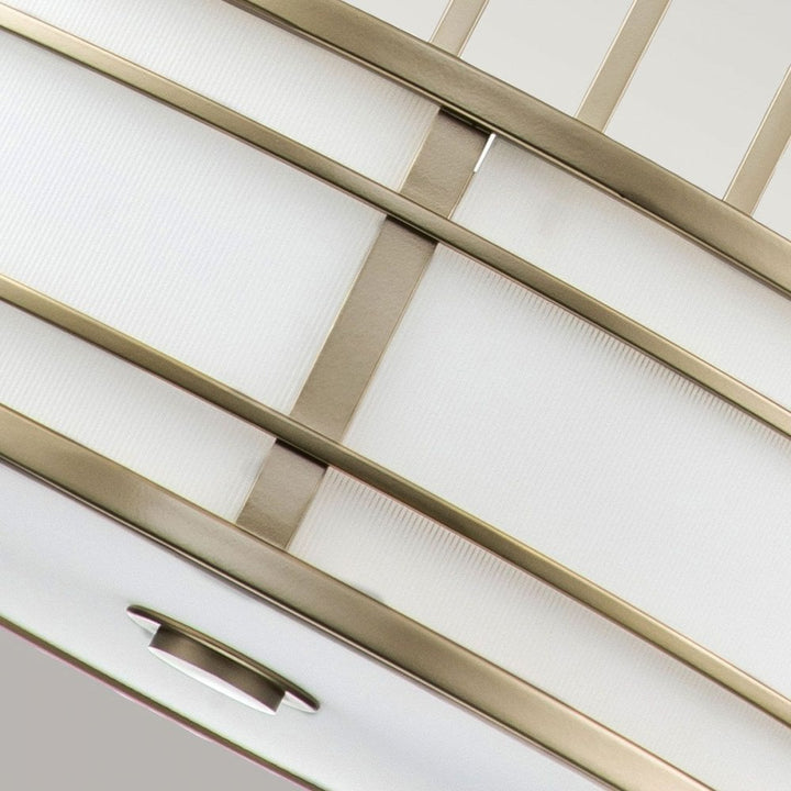 Feiss FE-FUSION-P-L-PNBR Fusion 3lt Large Pendant Painted Natural Brass