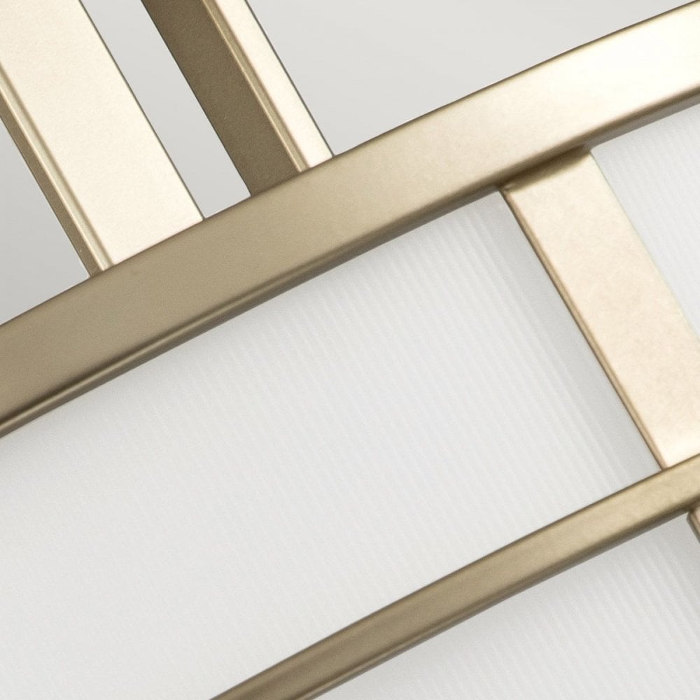 Feiss FE-FUSION-SF-PNBR Fusion 3lt Semi-Flush Painted Natural Brass