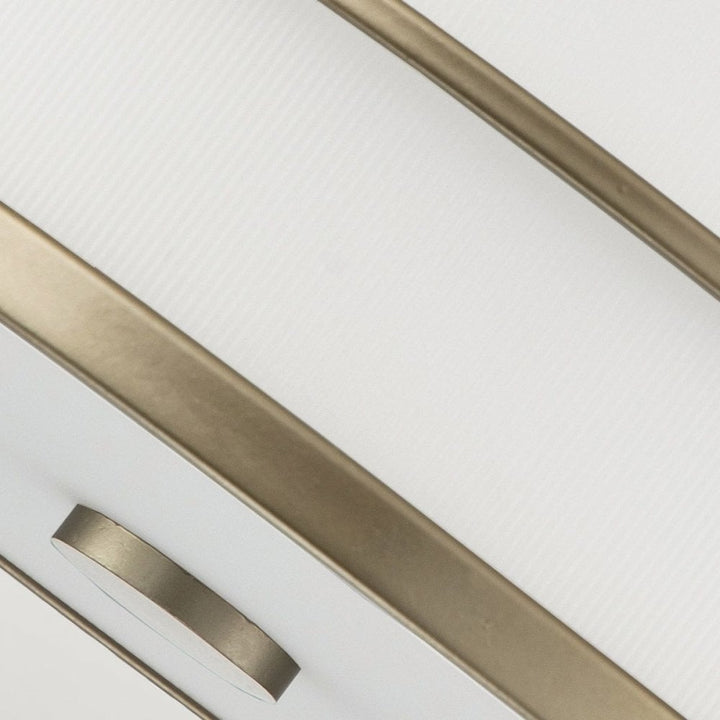 Feiss FE-FUSION-SF-PNBR Fusion 3lt Semi-Flush Painted Natural Brass