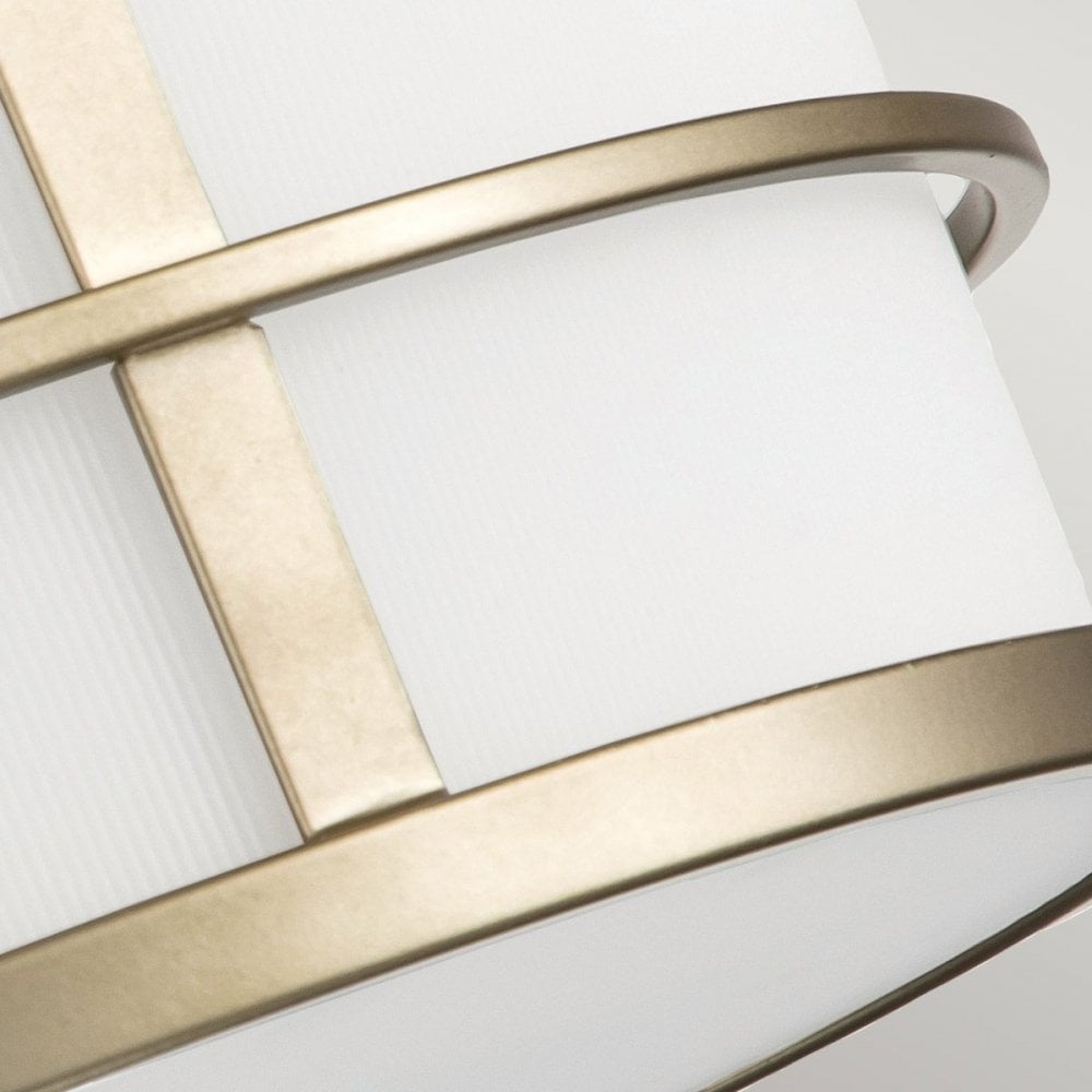 Feiss FE-FUSION-SF-PNBR Fusion 3lt Semi-Flush Painted Natural Brass