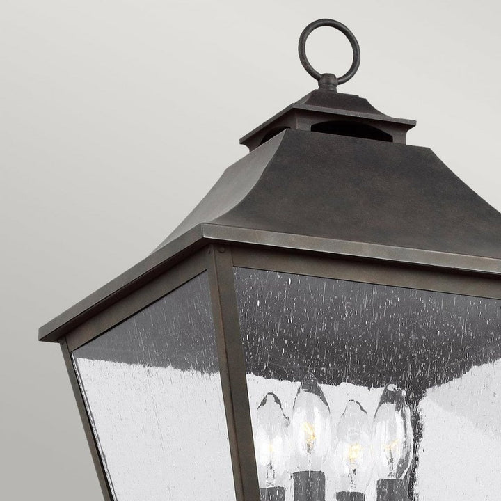 Feiss FE-GALENA5-XL-SBL Galena 4 Light Lamp Post Sable