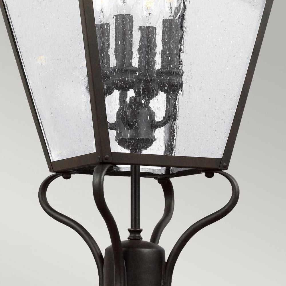 Feiss FE-GALENA5-XL-SBL Galena 4 Light Lamp Post Sable