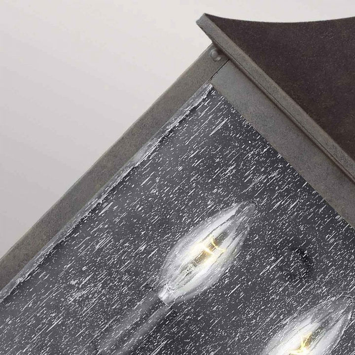 Feiss FE-GALENA7-SBL Galena 2 Light Half Lantern Sable