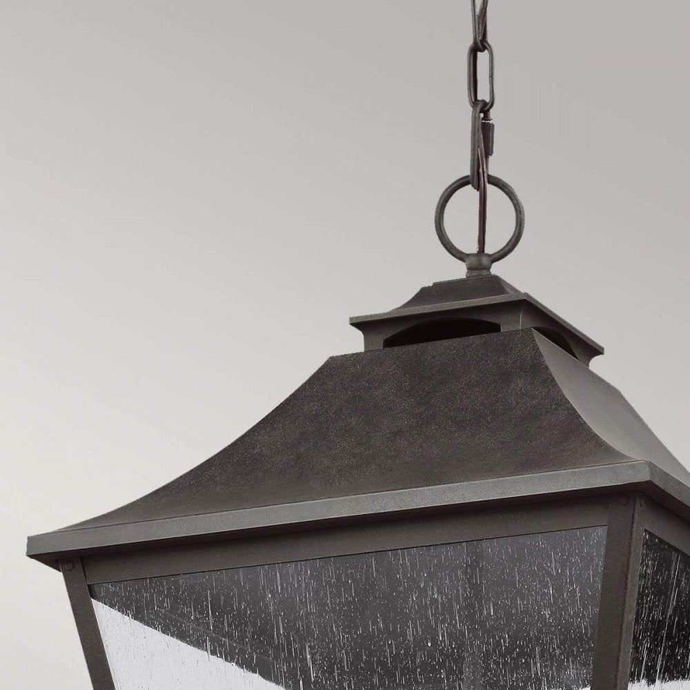 Feiss FE-GALENA8-XL-SBL Galena 4 Light Chain Lantern Sable