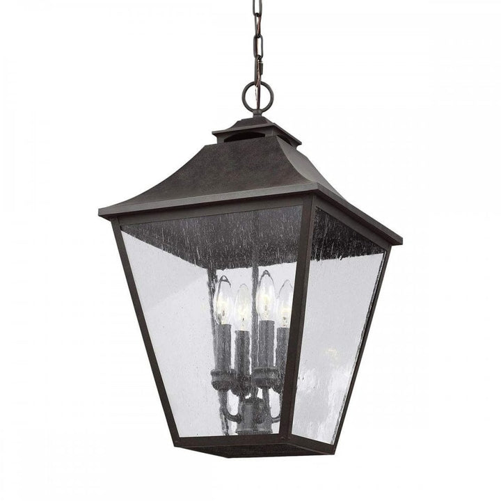 Feiss FE-GALENA8-XL-SBL Galena 4 Light Chain Lantern Sable