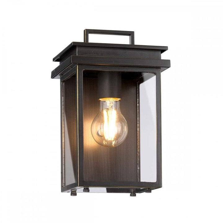 Feiss FE-GLENVIEW-S Glenview 1 Light Wall Lantern Antique Bronze