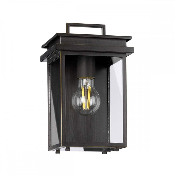 Feiss FE-GLENVIEW-S Glenview 1 Light Wall Lantern Antique Bronze