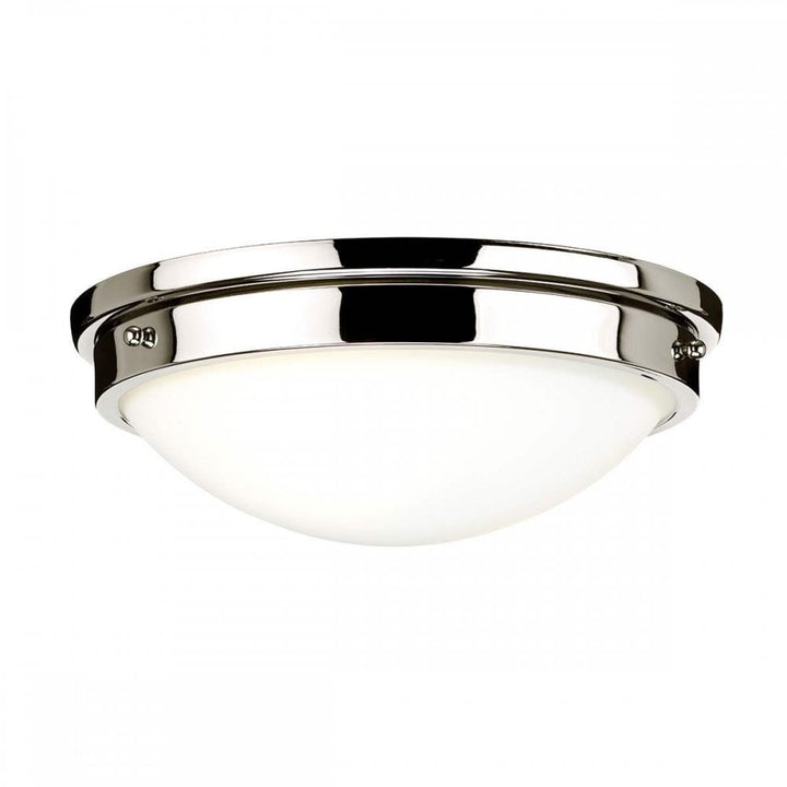 Feiss FE-GRAVITY-F-PN Gravity 2 Light Flush Light Polished Nickel