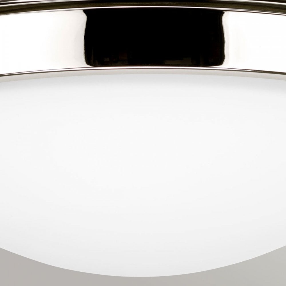 Feiss FE-GRAVITY-F-PN Gravity 2 Light Flush Light Polished Nickel