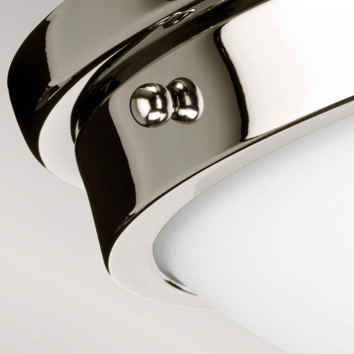 Feiss FE-GRAVITY-F-PN Gravity 2 Light Flush Light Polished Nickel