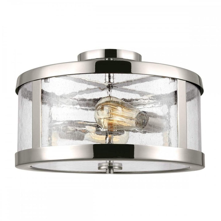 Feiss FE-HARROW-SF Harrow 2 Light Semi-Flush Polished Nickel