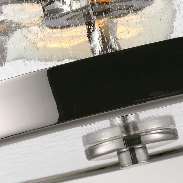 Feiss FE-HARROW-SF Harrow 2 Light Semi-Flush Polished Nickel