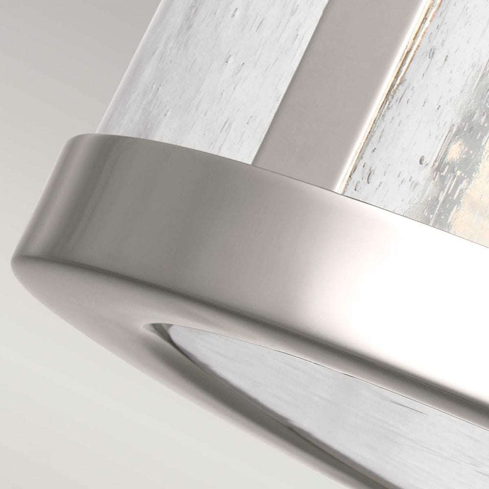 Feiss FE-HARROW-SF Harrow 2 Light Semi-Flush Polished Nickel