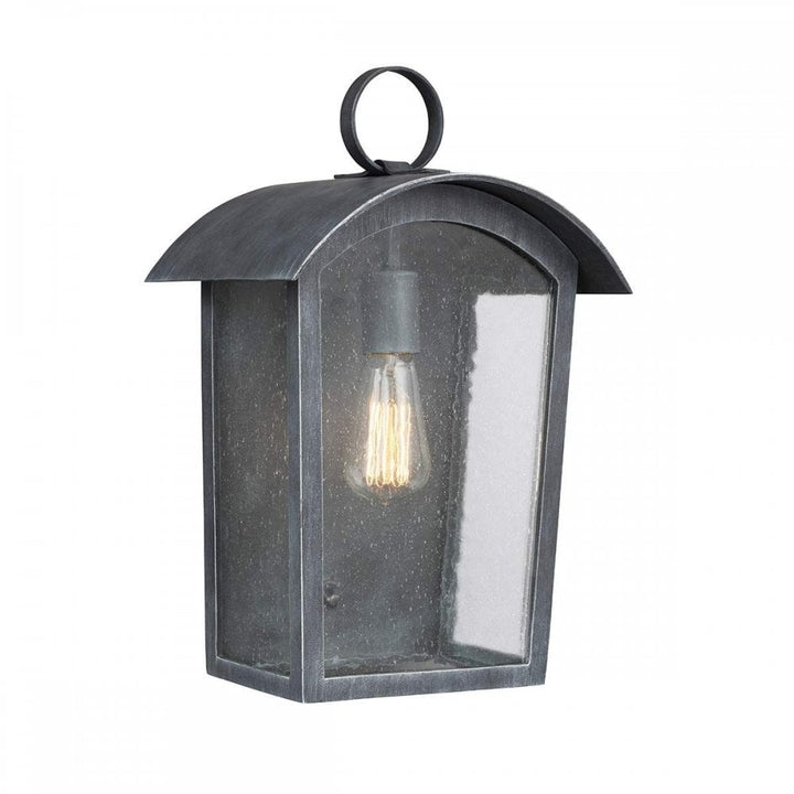 Feiss FE-HODGES-L Hodges Large Wall Lantern Ash Black