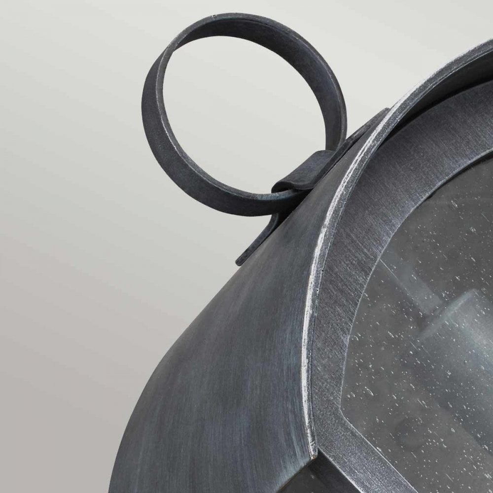 Feiss FE-HODGES-L Hodges Large Wall Lantern Ash Black
